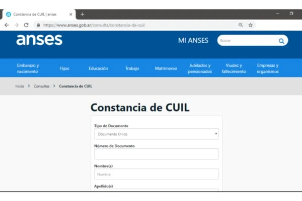 ANSES Cuil
